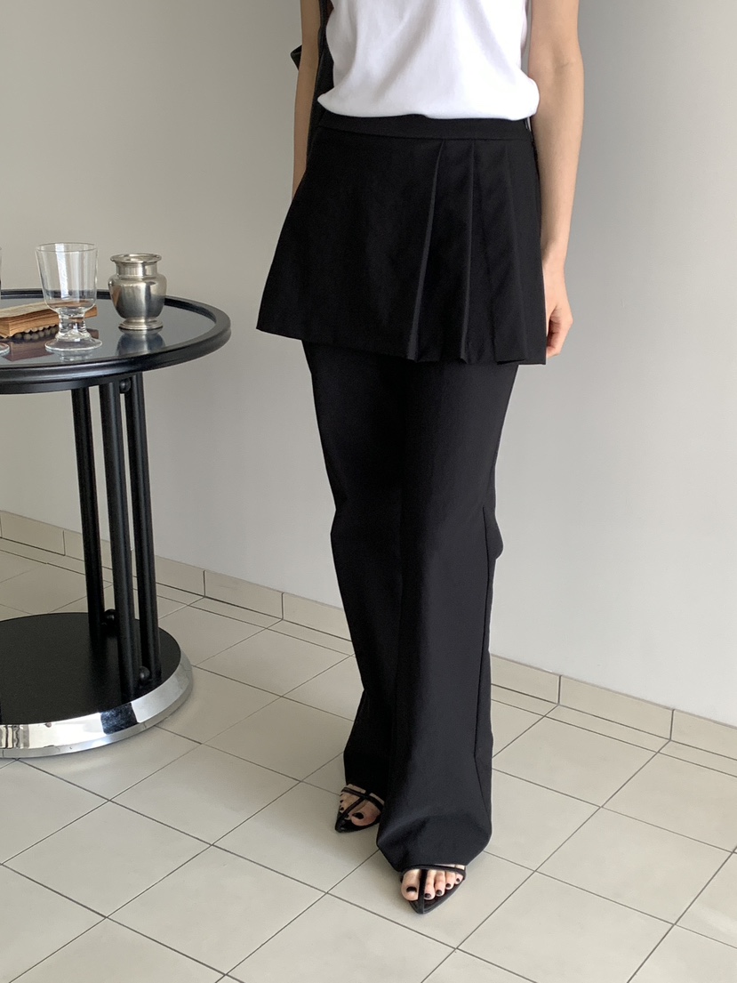 BIEN GARDER東大門實拍女裝新品職業熱賣推薦26春夏休閑褲BIEN GARDER休閑褲