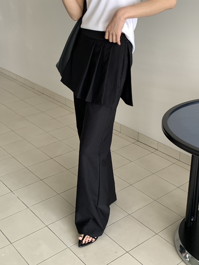 BIEN GARDER東大門實拍女裝新品職業熱賣推薦26春夏休閑褲BIEN GARDER休閑褲