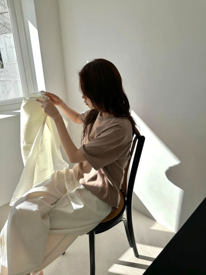 MARE東大門實拍女裝新品休閑時尚26春夏職業熱賣人氣真品T恤MARET恤