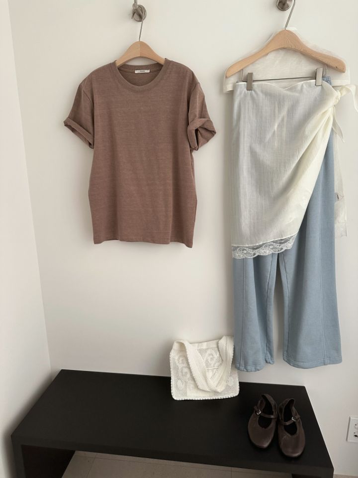 MARE東大門實拍女裝新品休閑時尚26春夏職業熱賣人氣真品T恤MARET恤