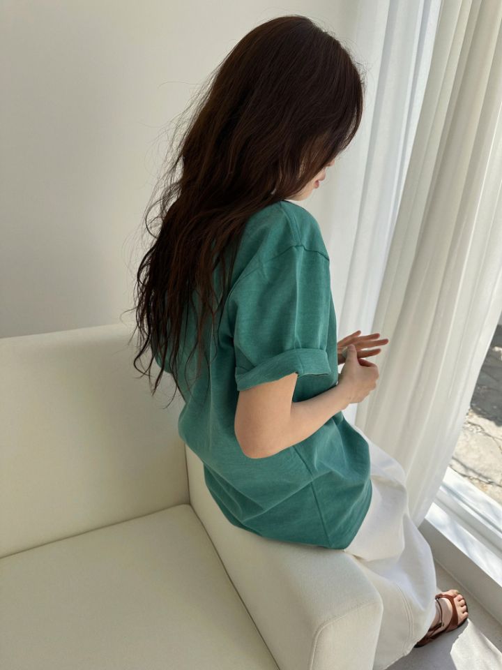 MARE東大門實拍女裝新品休閑時尚26春夏職業熱賣人氣真品T恤MARET恤