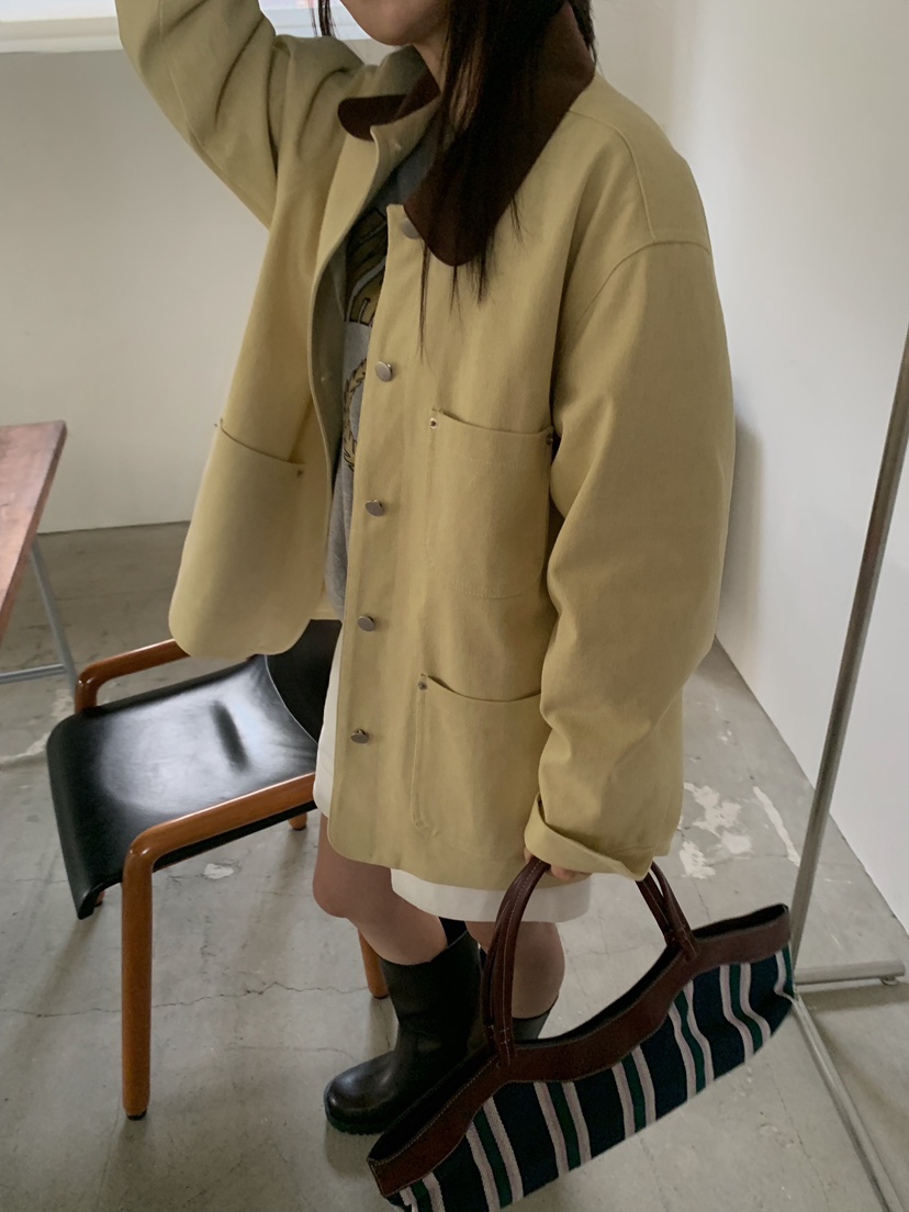 CAMEL-P東大門代購女裝新款人氣夾克棉質Came_l 家夾克