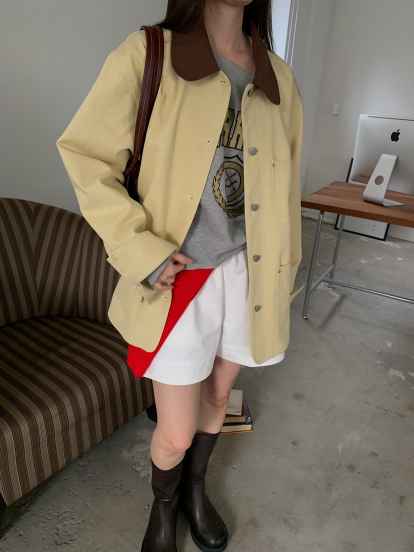 CAMEL-P東大門代購女裝新款人氣夾克棉質Came_l 家夾克