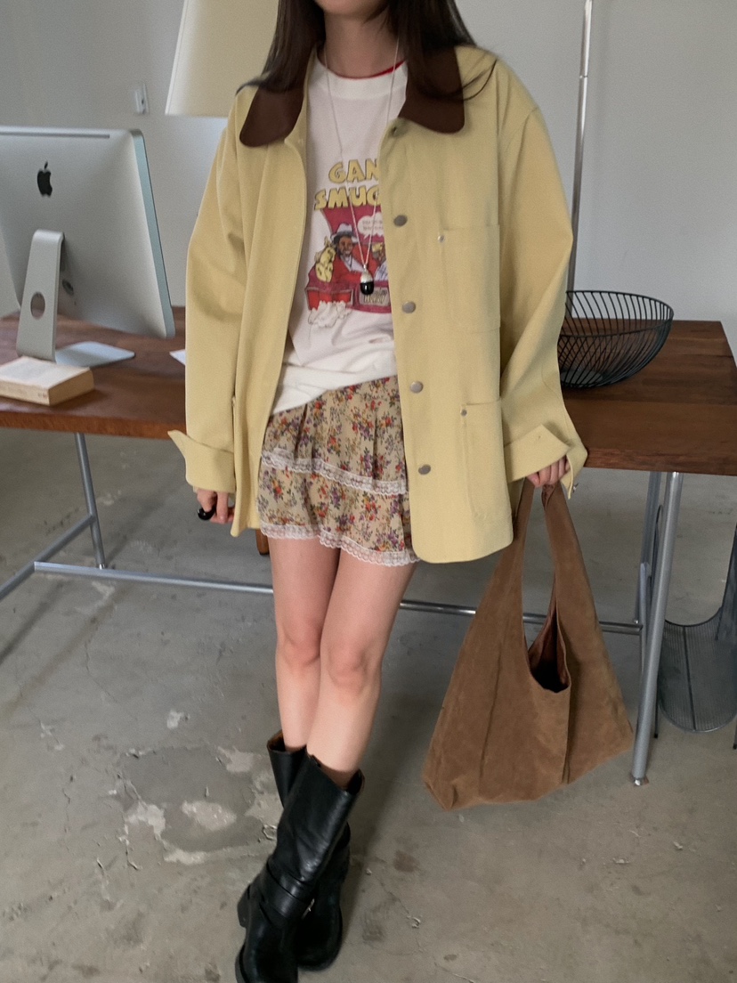 CAMEL-P東大門代購女裝新款人氣夾克棉質Came_l 家夾克