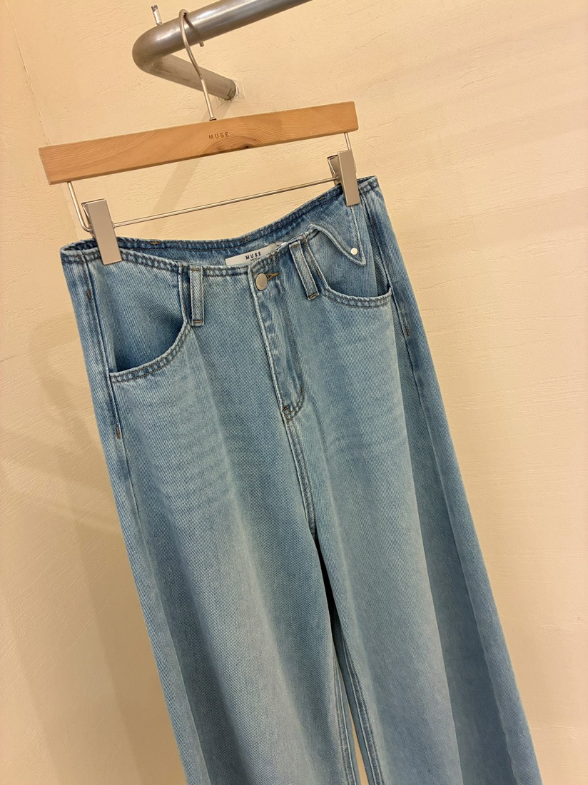 MUSE-P東大門直郵女士新品人氣26春夏職業真品時尚牛仔褲MUSE-P牛仔褲
