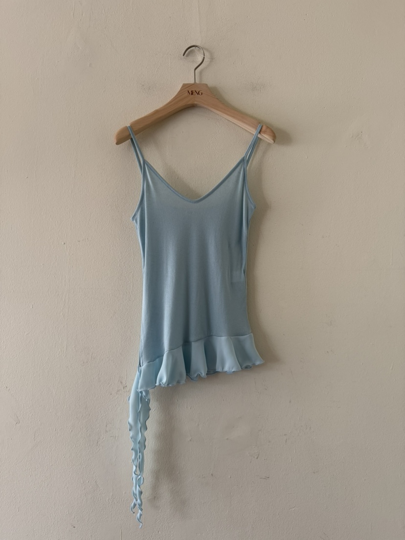 MENG東大門代購女裝新款26春夏熱賣休閑職業真品吊帶背心MENG吊帶/背心圖色1