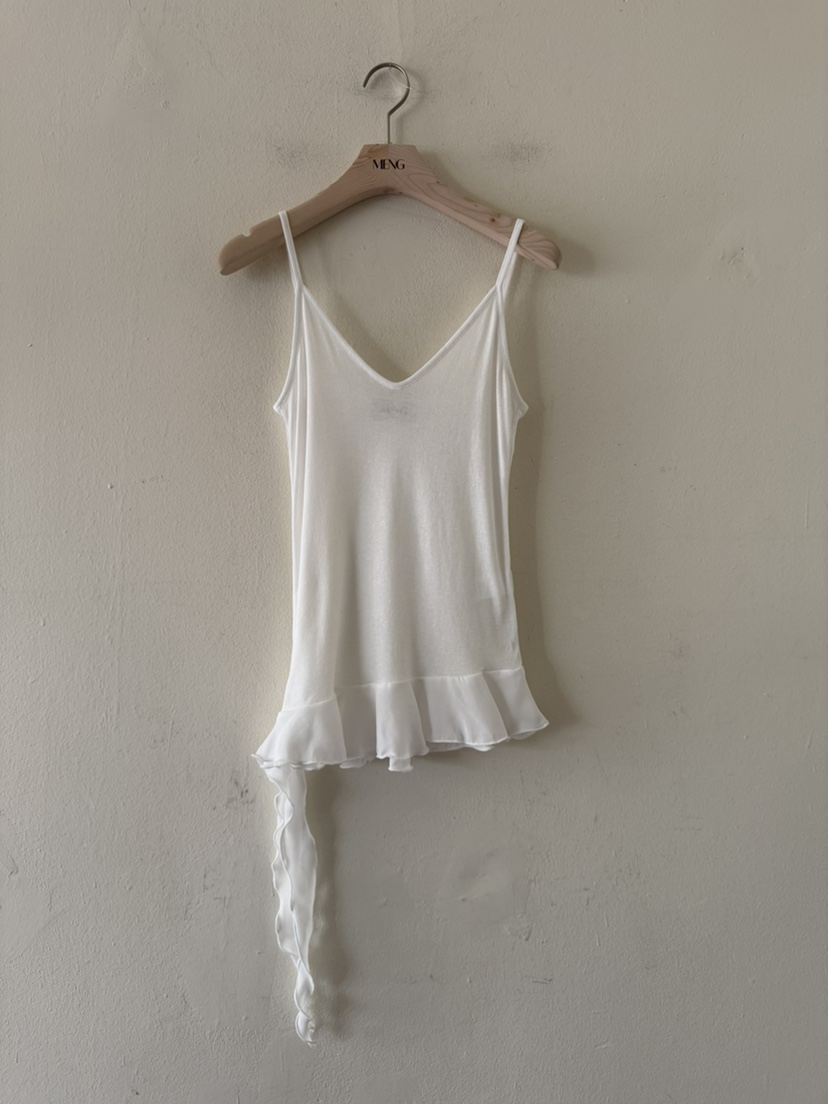 MENG東大門代購女裝新款26春夏熱賣休閑職業真品吊帶背心MENG吊帶/背心圖色2