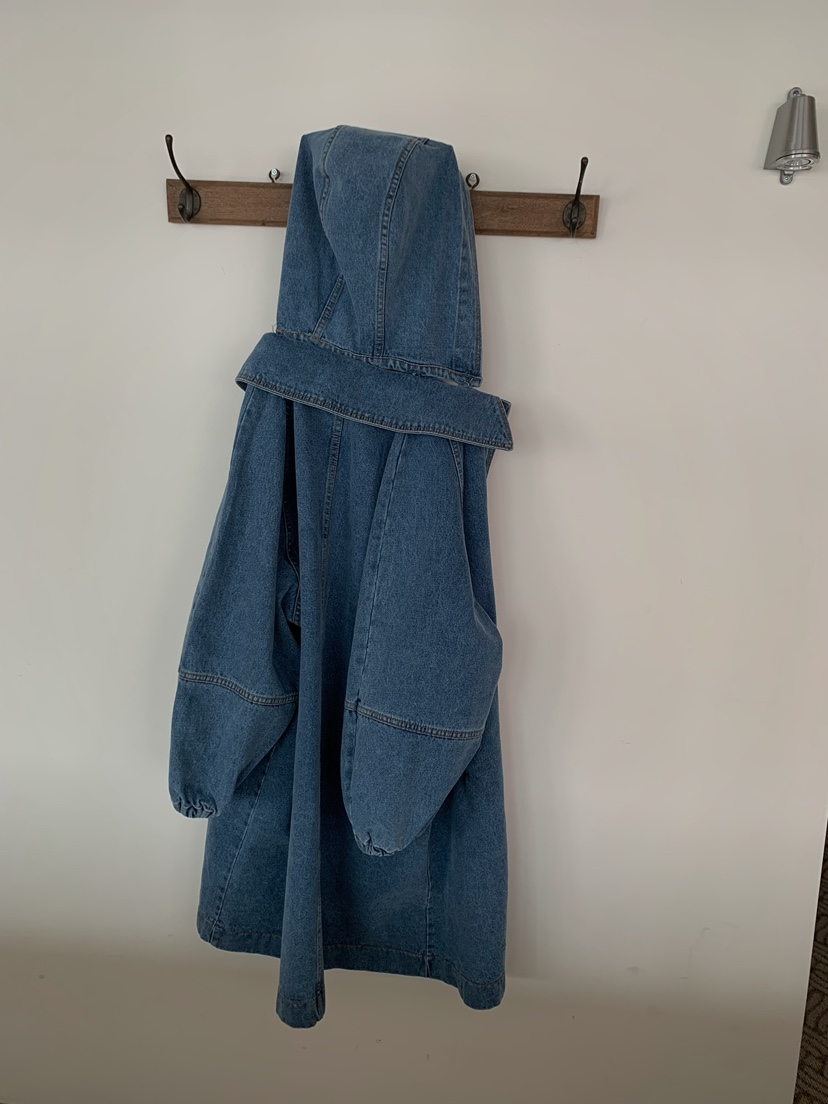 CAMEL-P東大門代購女裝新款26春夏長款風衣連帽衫Came_l 家長款風衣