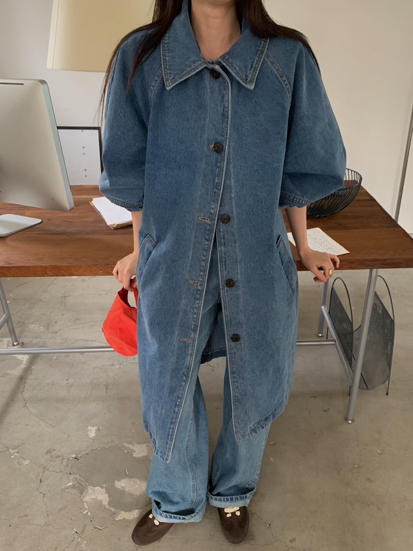 CAMEL-P東大門代購女裝新款26春夏長款風衣連帽衫Came_l 家長款風衣