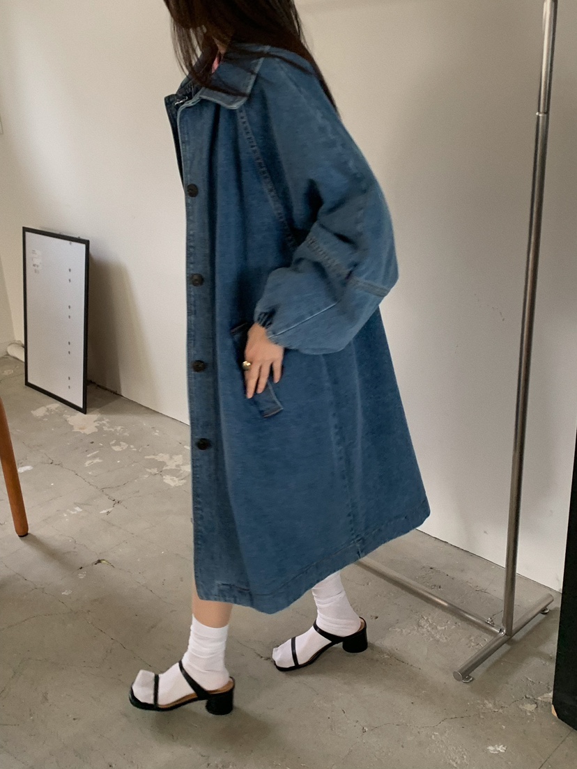 CAMEL-P東大門代購女裝新款26春夏長款風衣連帽衫Came_l 家長款風衣