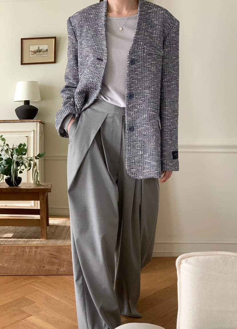 BINUS東大門直郵女裝新款休閑職業真品26春夏時尚人氣夾克BINUS夾克圖色2