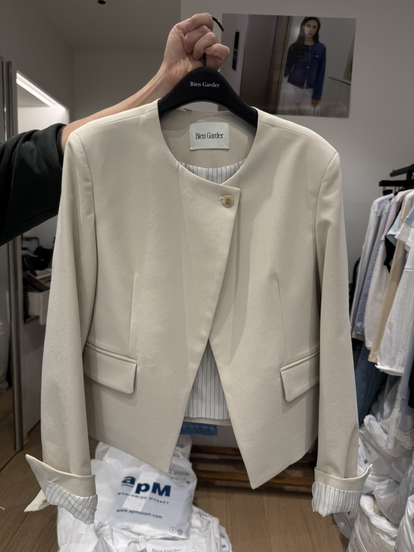 BIEN GARDER韓國直郵女士新品真品人氣推薦休閑熱賣夾克BIEN GARDER夾克圖色1