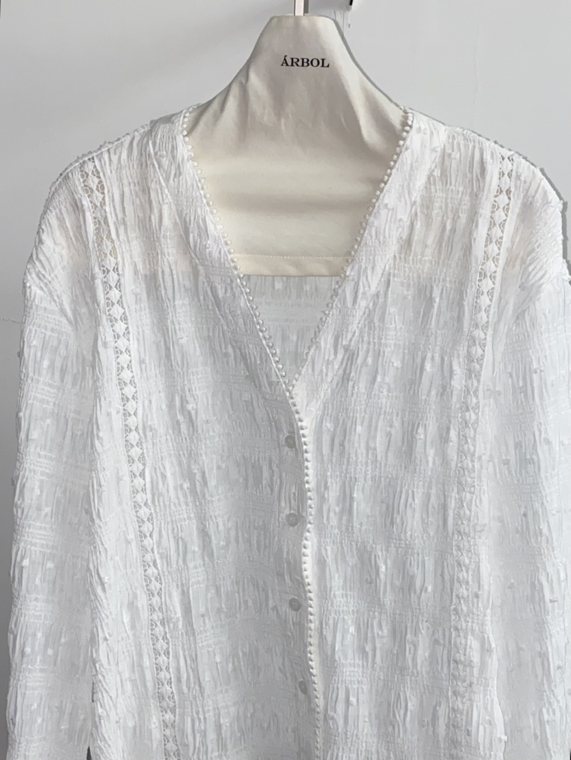 ARBOL東大門直郵女裝新款時尚職業推薦熱賣26春夏襯衫蕾絲衫ARBOL襯衫/蕾絲衫