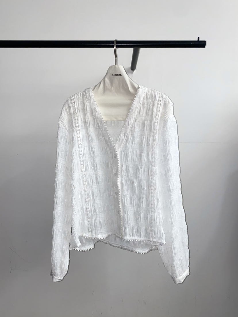 ARBOL東大門直郵女裝新款時尚職業推薦熱賣26春夏襯衫蕾絲衫ARBOL襯衫/蕾絲衫圖色1