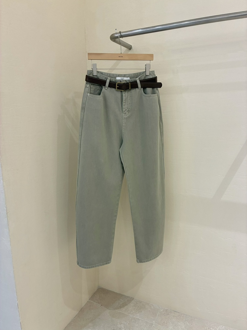 MUSE-P東大門實拍女士新款時尚人氣真品牛仔褲不含腰帶棉MUSE-P牛仔褲圖色1