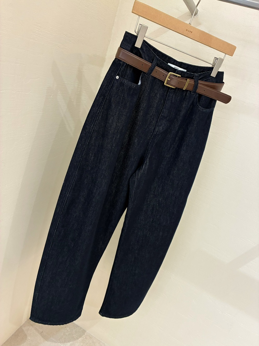 MUSE-P東大門實拍女士新款時尚人氣真品牛仔褲不含腰帶棉MUSE-P牛仔褲圖色2