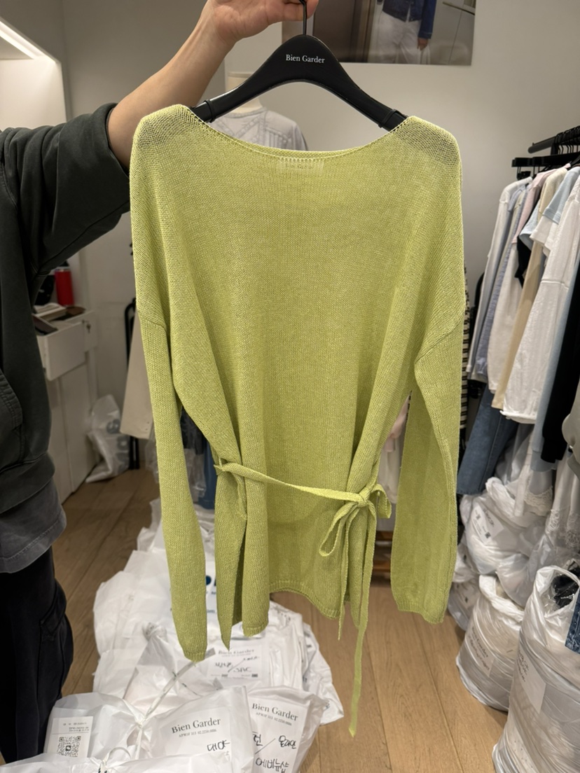 BIEN GARDER韓國直郵女士新款人氣時尚推薦熱賣26春夏針織衫BIEN GARDER針織衫圖色1