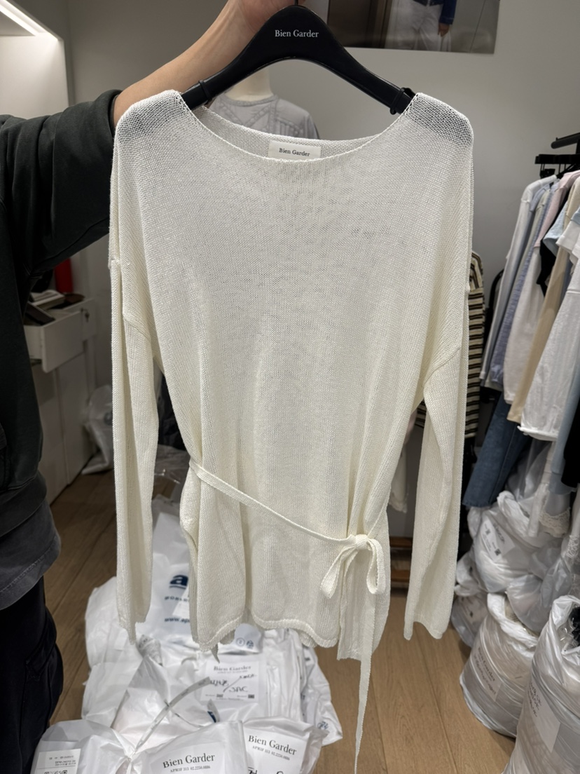 BIEN GARDER韓國直郵女士新款人氣時尚推薦熱賣26春夏針織衫BIEN GARDER針織衫圖色3