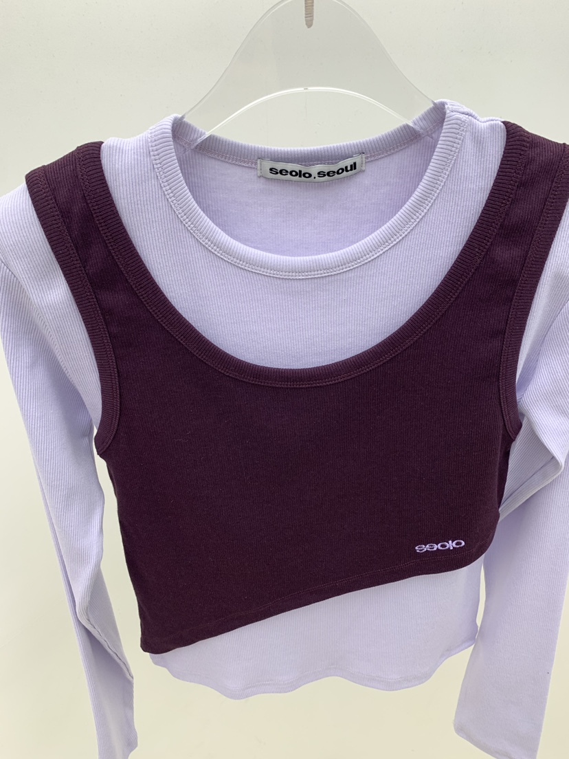 SEOLO韓國代購女士新款時尚26春夏熱賣推薦職業休閑長袖T恤Seolo seoul長袖T恤