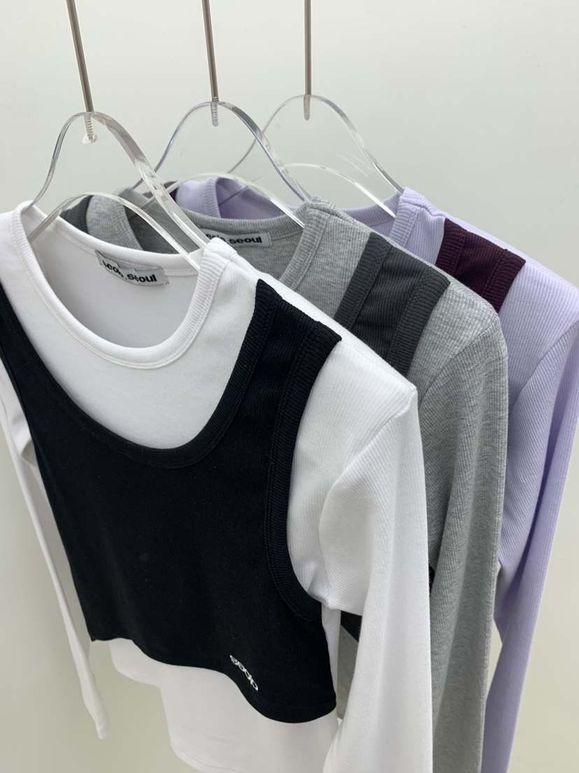 SEOLO韓國代購女士新款時尚26春夏熱賣推薦職業休閑長袖T恤Seolo seoul長袖T恤