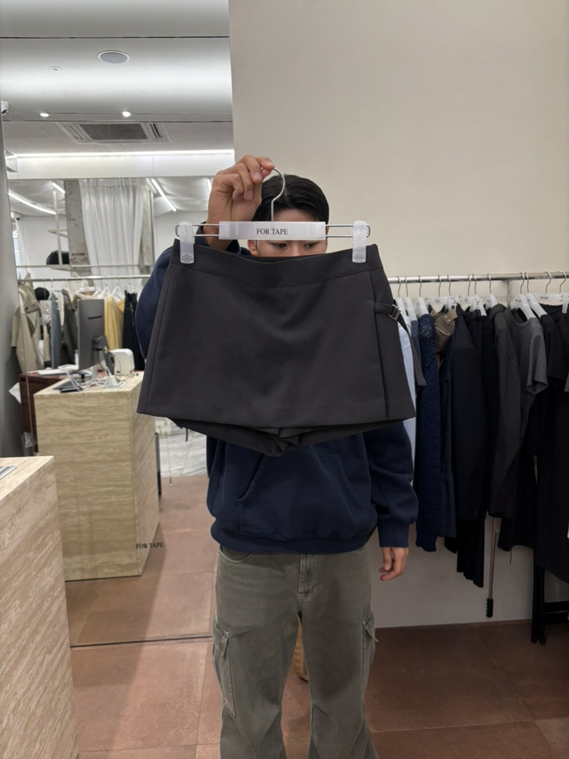 FOR TAPE韓國東大門直郵女士新款26春夏推薦熱賣休閑裙褲FOR TAPE裙褲圖色1