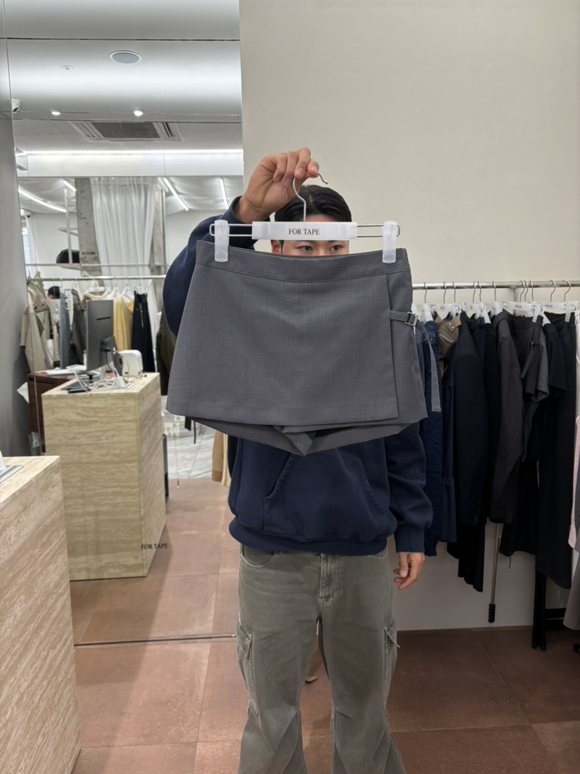 FOR TAPE韓國東大門直郵女士新款26春夏推薦熱賣休閑裙褲FOR TAPE裙褲圖色2