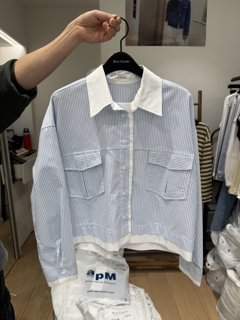 BIEN GARDER韓國直郵實拍女士新品人氣26春夏襯衫蕾絲衫BIEN GARDER襯衫/蕾絲衫圖色1