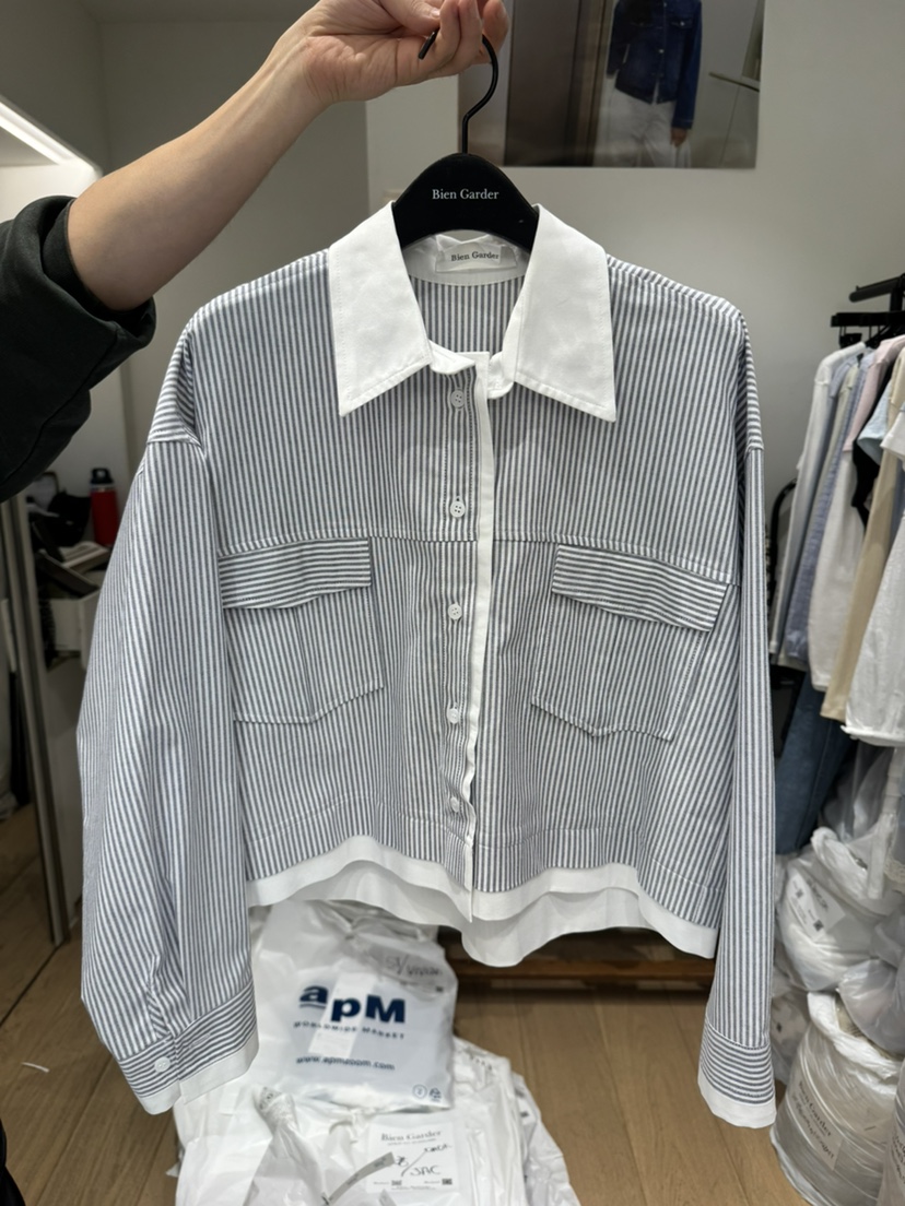 BIEN GARDER韓國直郵實拍女士新品人氣26春夏襯衫蕾絲衫BIEN GARDER襯衫/蕾絲衫圖色2