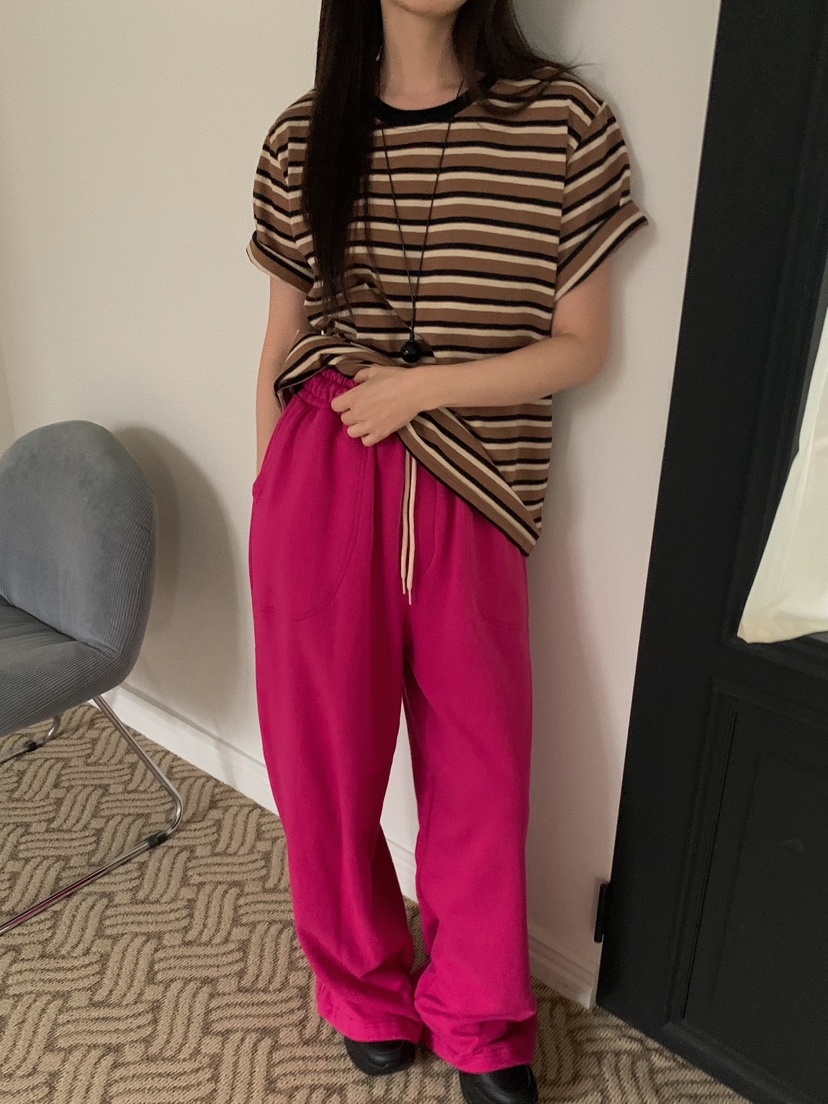 CAMEL-P韓國代購女士新款時尚休閑褲Came_l 家休閑褲