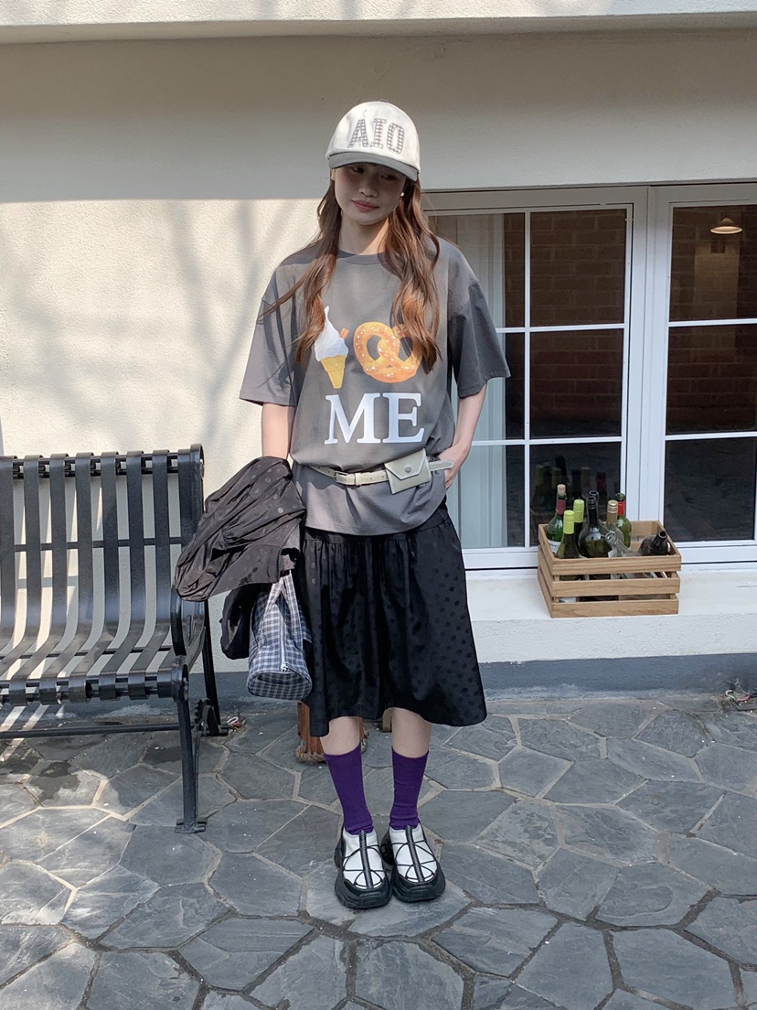 BEFORE SUNRISE韓國直郵女士新品推薦休閑熱賣人氣26春夏T恤BEFORE SUNRISET恤