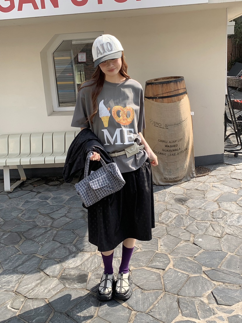 BEFORE SUNRISE韓國直郵女士新品推薦休閑熱賣人氣26春夏T恤BEFORE SUNRISET恤