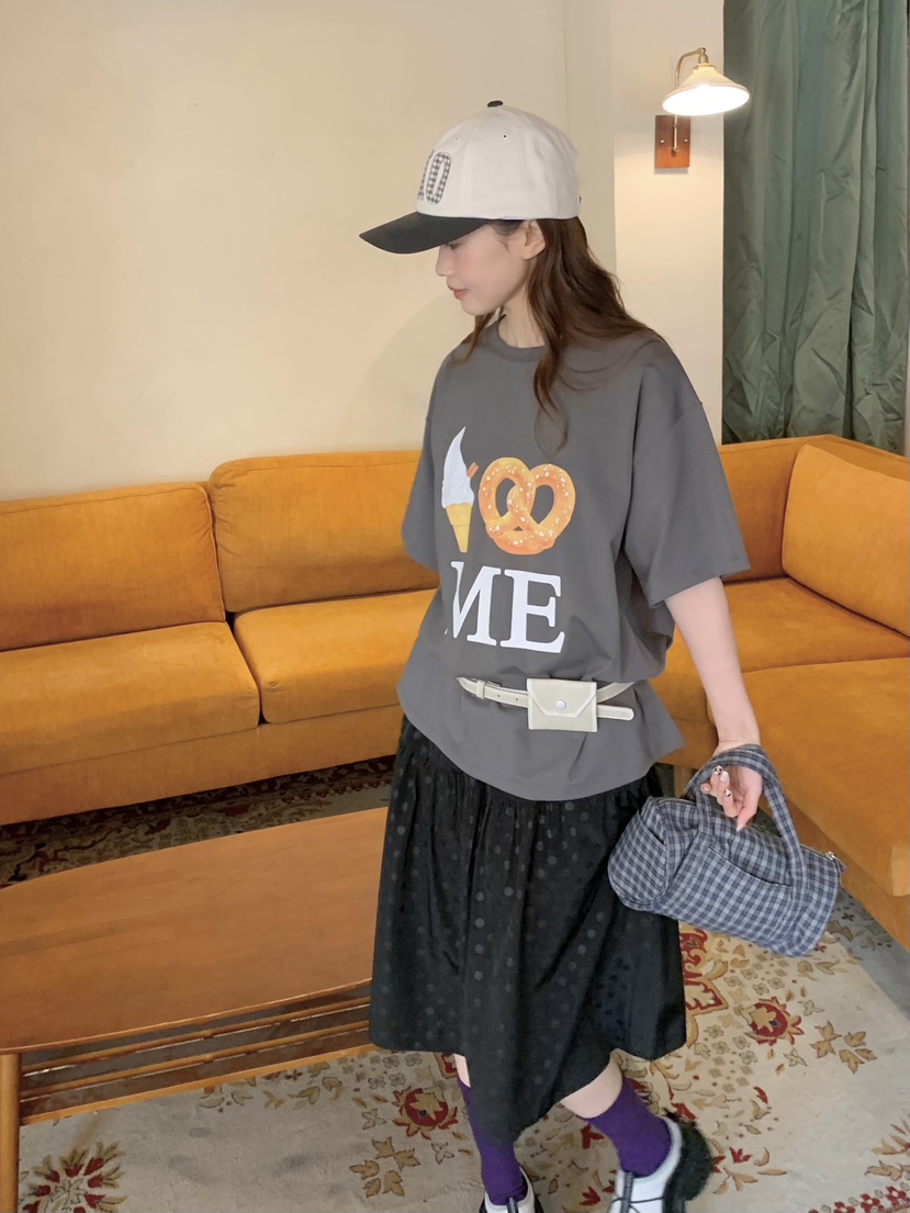 BEFORE SUNRISE韓國直郵女士新品推薦休閑熱賣人氣26春夏T恤BEFORE SUNRISET恤