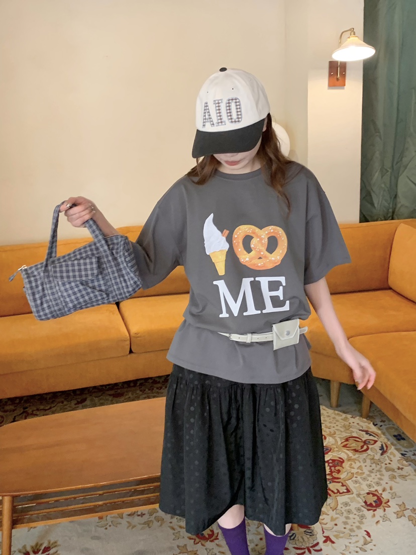 BEFORE SUNRISE韓國直郵女士新品推薦休閑熱賣人氣26春夏T恤BEFORE SUNRISET恤