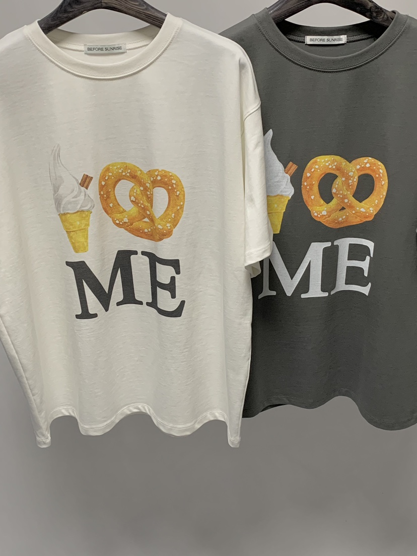 BEFORE SUNRISE韓國直郵女士新品推薦休閑熱賣人氣26春夏T恤BEFORE SUNRISET恤