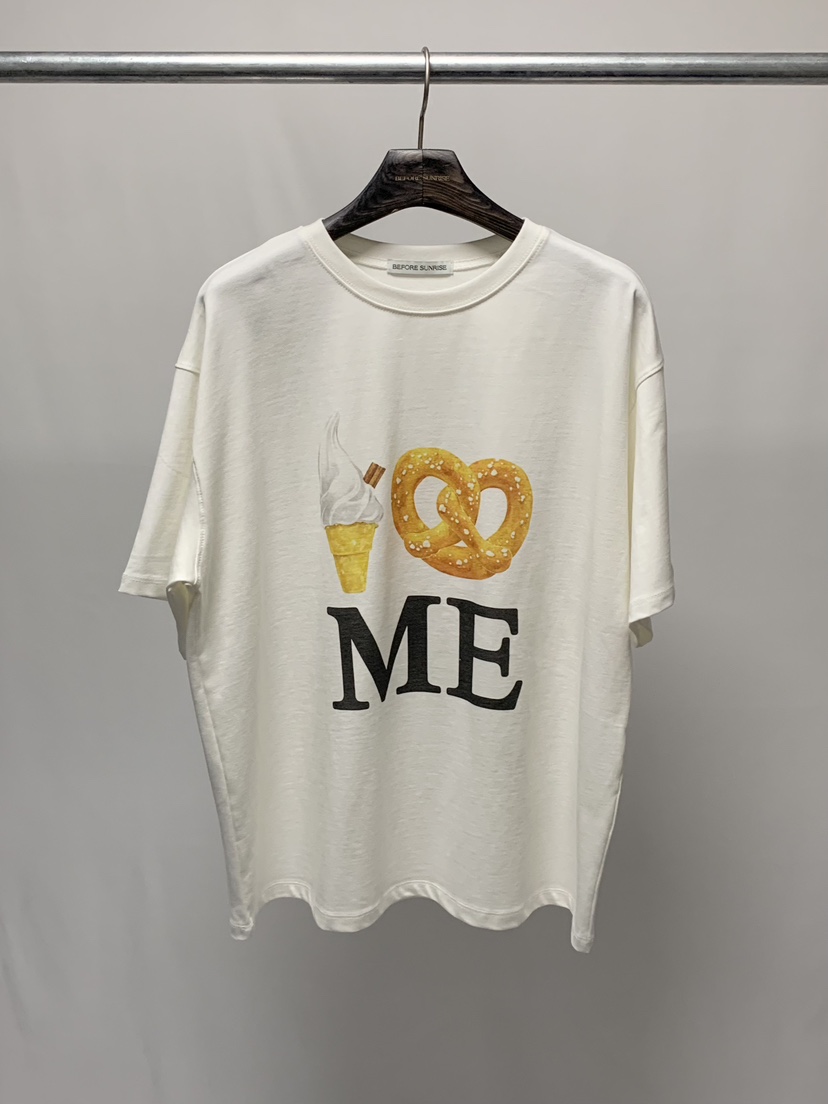 BEFORE SUNRISE韓國直郵女士新品推薦休閑熱賣人氣26春夏T恤BEFORE SUNRISET恤圖色1