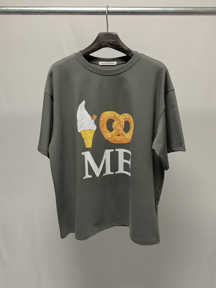 BEFORE SUNRISE韓國直郵女士新品推薦休閑熱賣人氣26春夏T恤BEFORE SUNRISET恤圖色2