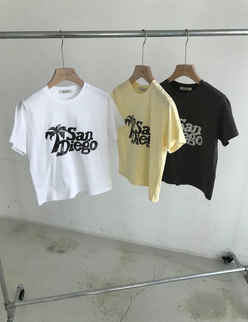 CEDARWOOD韓國東大門直郵女裝新款休閑職業推薦人氣熱賣T恤CEDAR WOODT恤