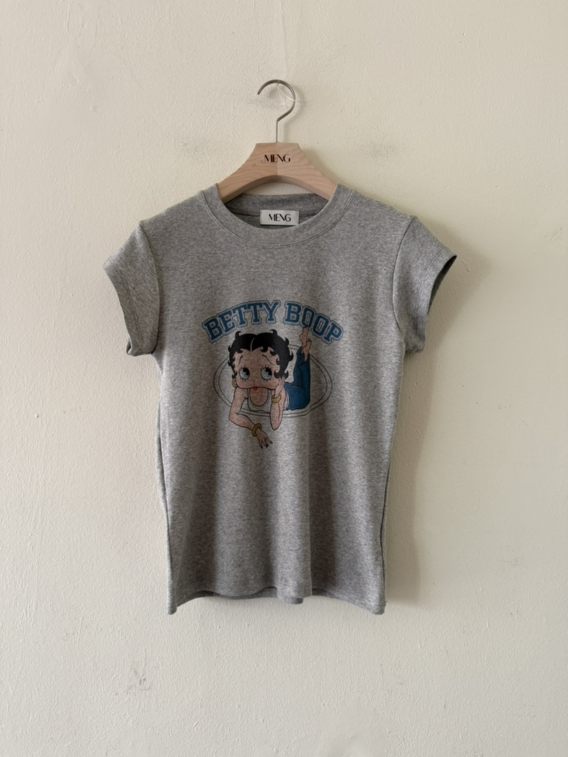 MENG韓國東大門代購女士新款熱賣26春夏職業休閑人氣推薦T恤MENGT恤圖色2