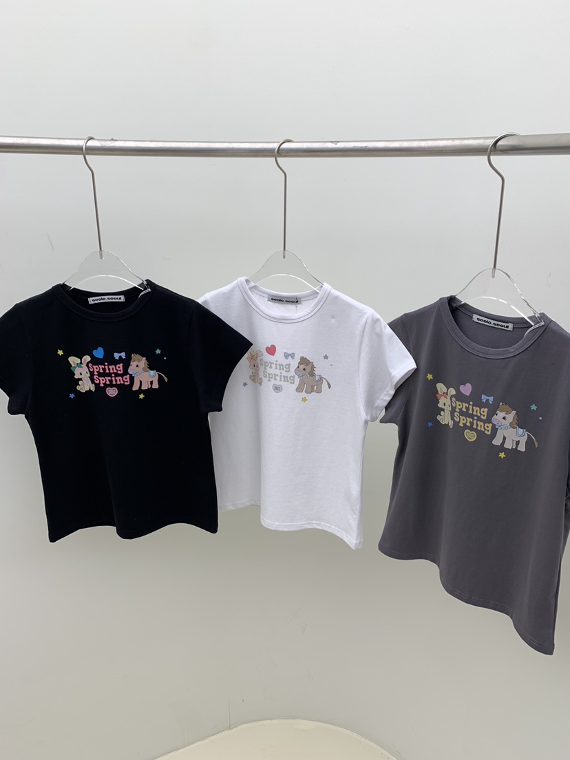 SEOLO韓國東大門代購女士新款26春夏推薦熱賣休閑時尚T恤Seolo seoulT恤