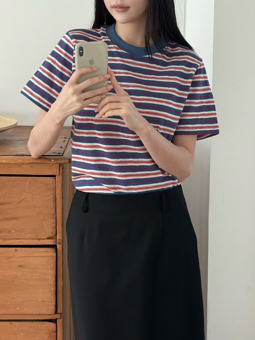 BINUS韓國代購女裝新品推薦職業人氣熱賣26春夏休閑時尚T恤BINUST恤