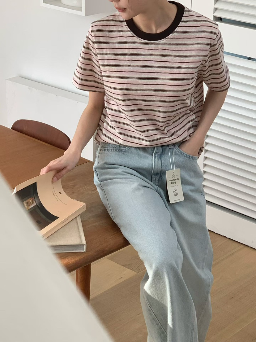 BINUS韓國代購女裝新品推薦職業人氣熱賣26春夏休閑時尚T恤BINUST恤