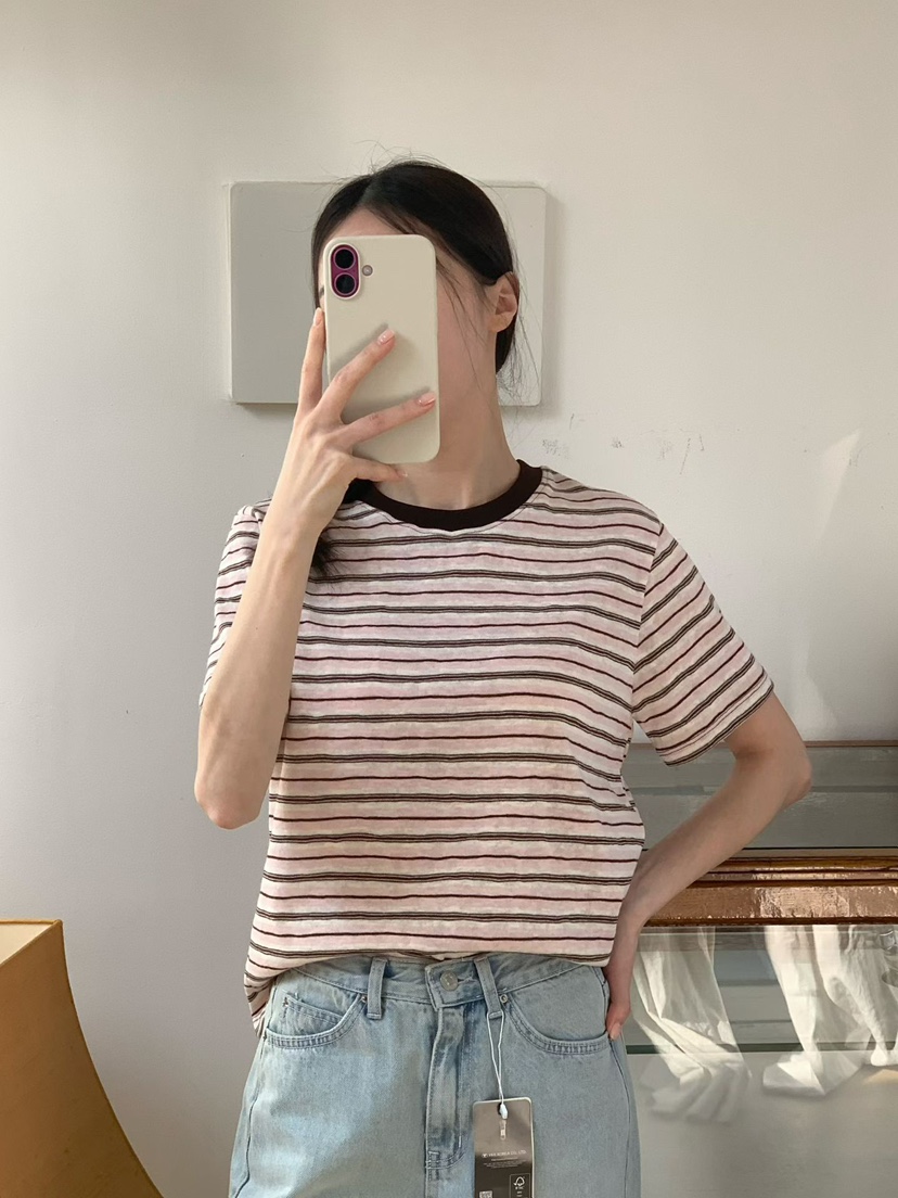 BINUS韓國代購女裝新品推薦職業人氣熱賣26春夏休閑時尚T恤BINUST恤