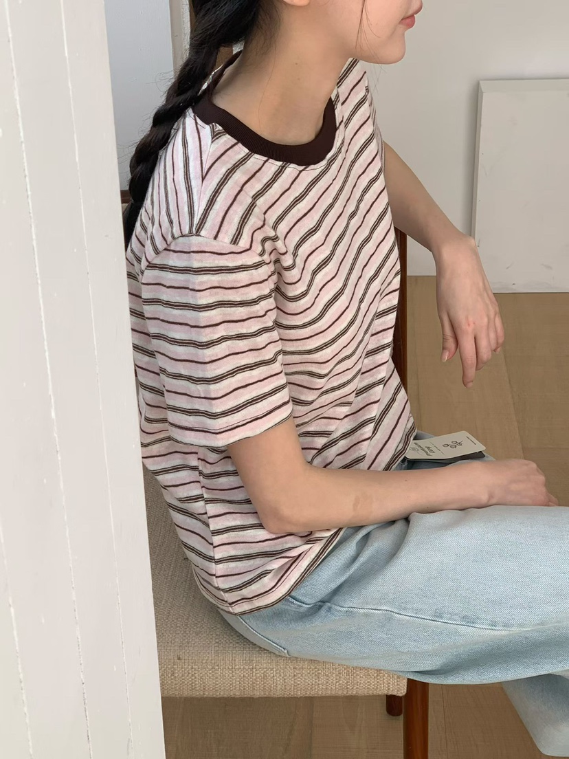 BINUS韓國代購女裝新品推薦職業人氣熱賣26春夏休閑時尚T恤BINUST恤