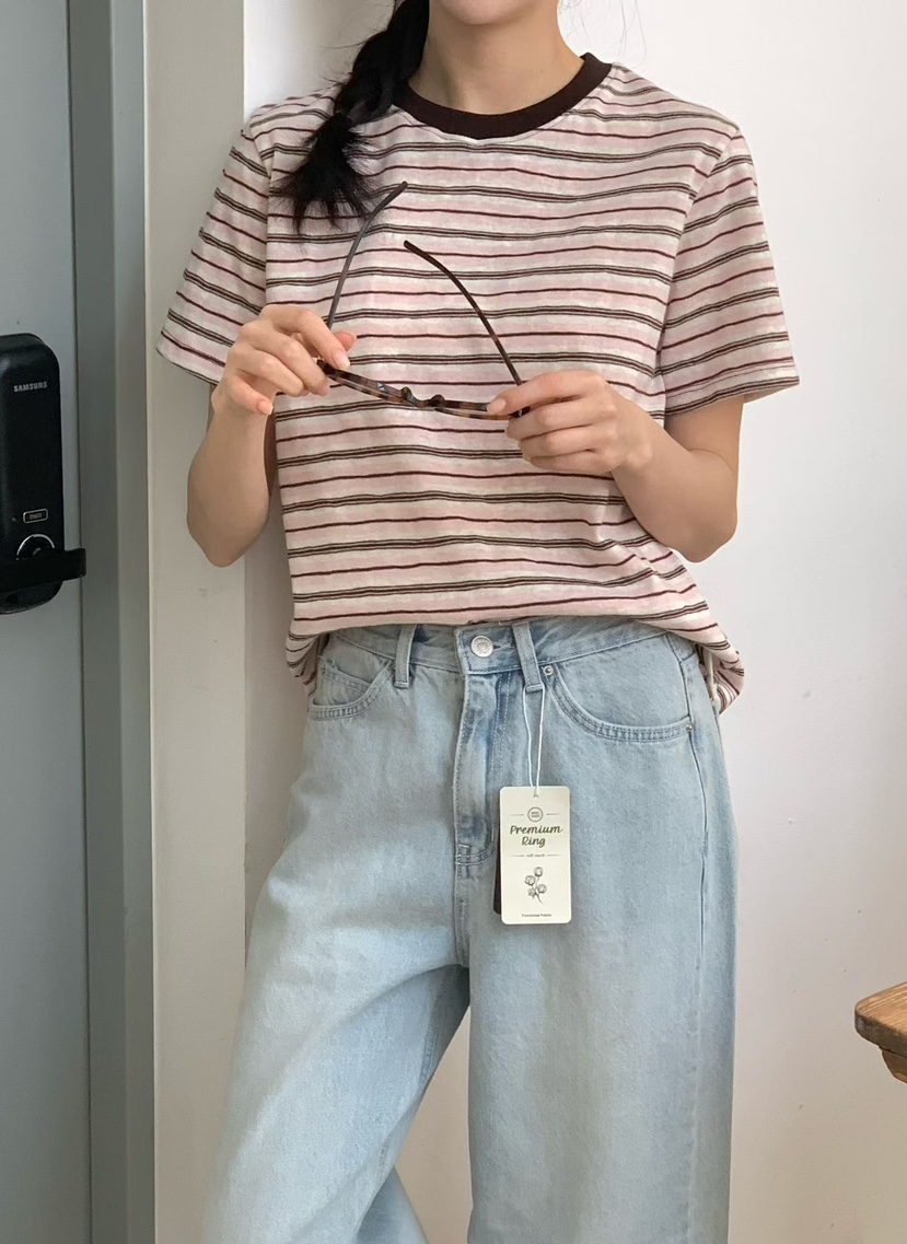 BINUS韓國代購女裝新品推薦職業人氣熱賣26春夏休閑時尚T恤BINUST恤