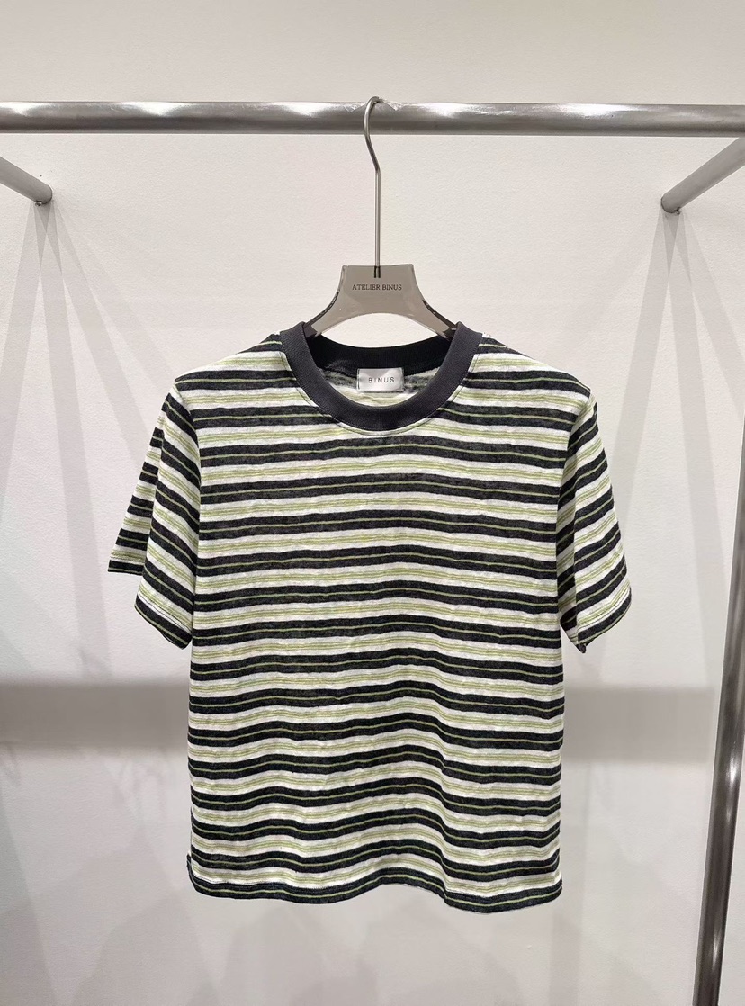 BINUS韓國代購女裝新品推薦職業人氣熱賣26春夏休閑時尚T恤BINUST恤圖色1