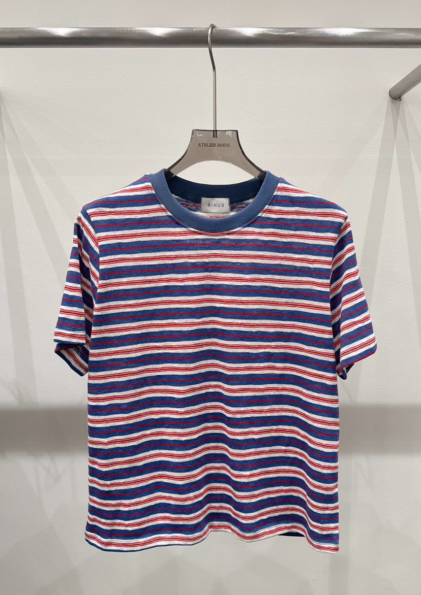 BINUS韓國代購女裝新品推薦職業人氣熱賣26春夏休閑時尚T恤BINUST恤圖色2