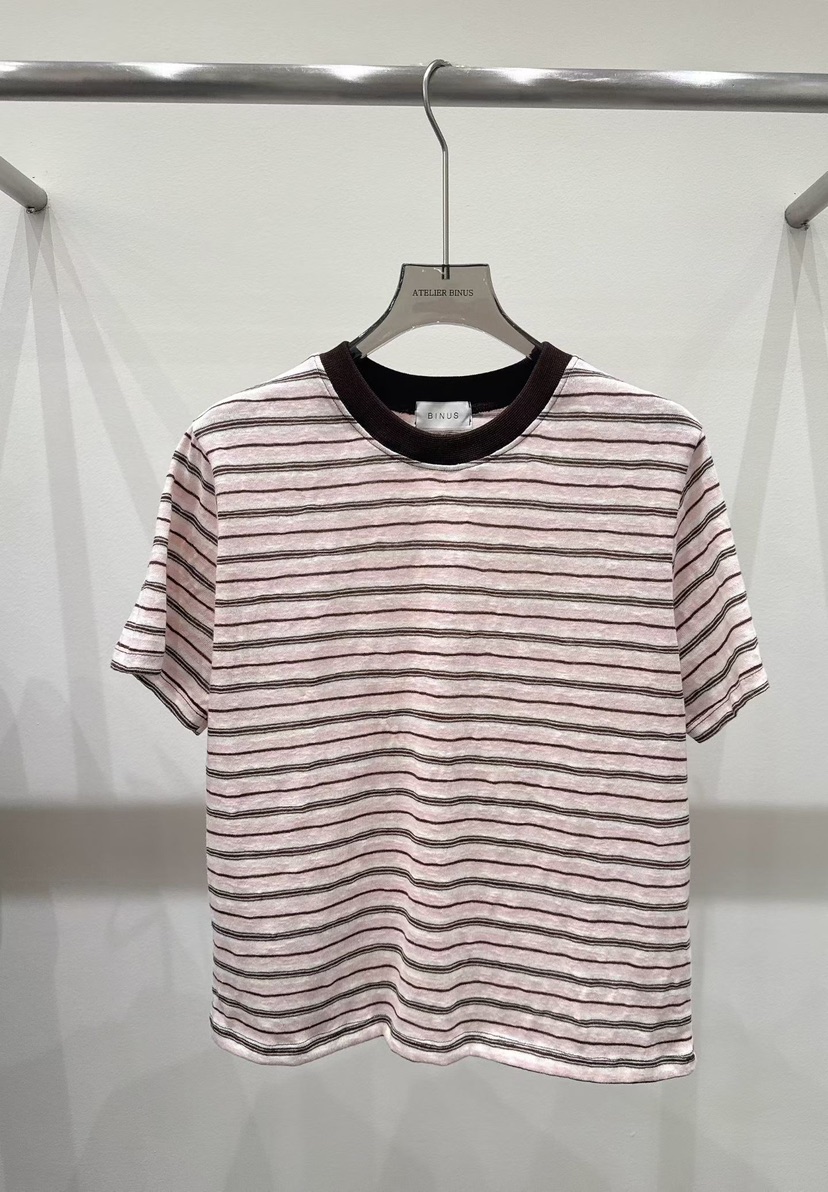 BINUS韓國代購女裝新品推薦職業人氣熱賣26春夏休閑時尚T恤BINUST恤圖色3