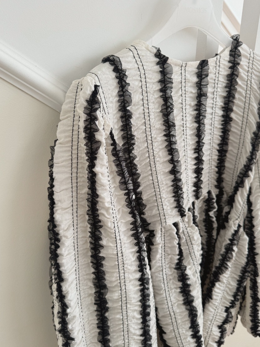 MOSMOS韓國東大門代購女士新款26春夏職業熱賣襯衫蕾絲衫MOSMOS襯衫/蕾絲衫