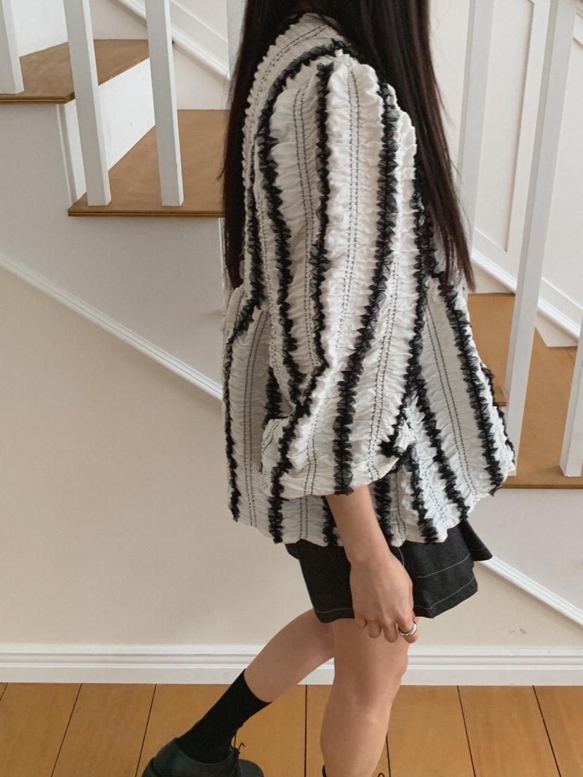 MOSMOS韓國東大門代購女士新款26春夏職業熱賣襯衫蕾絲衫MOSMOS襯衫/蕾絲衫