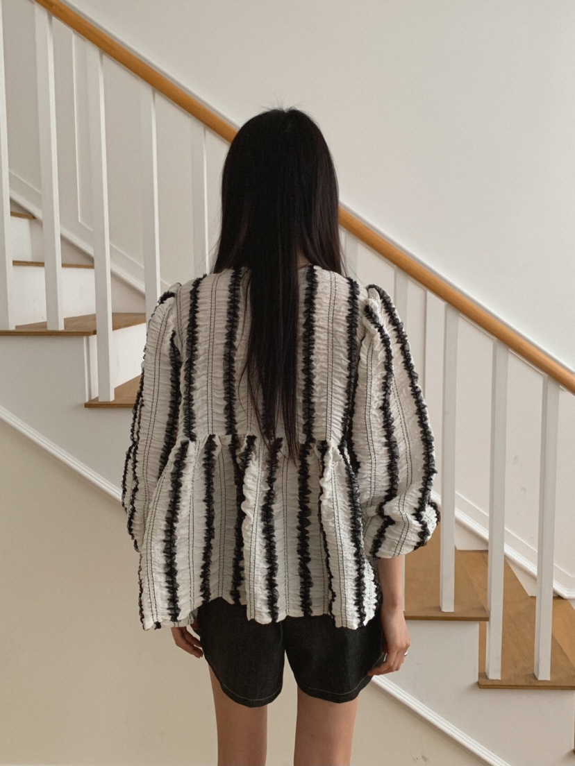 MOSMOS韓國東大門代購女士新款26春夏職業熱賣襯衫蕾絲衫MOSMOS襯衫/蕾絲衫